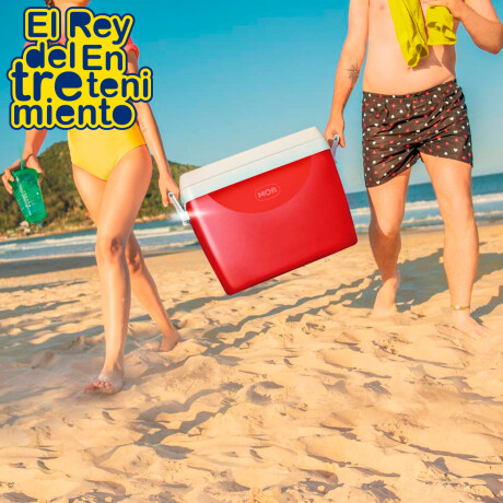 Conservadora Mor 75 Litros Heladerita Térmica Playa Rojo