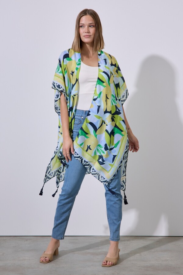 Kimono Printed MULTI/CELESTE