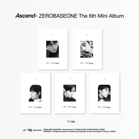 Zerobaseone - Ascend - (11 Ver.) - Cd Zerobaseone - Ascend - (11 Ver.) - Cd