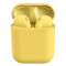 Auriculares in-ear inalámbricos i12 TWS Amarillo