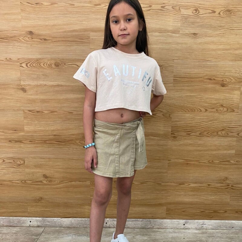 Crop Top Beautiful Beige