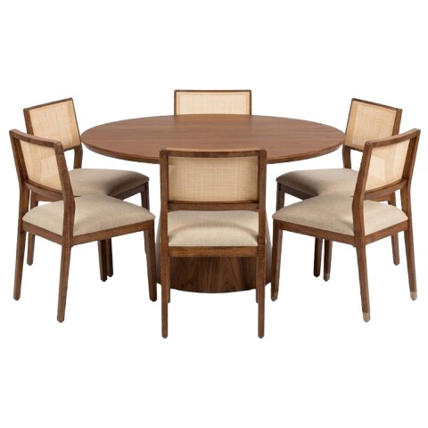 JUEGO COMEDOR ZV ESTERILLA 6 PUESTOS- SE(CD) Unica