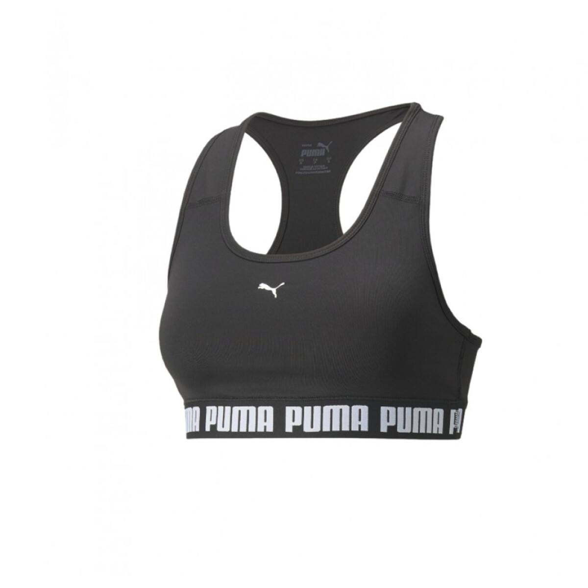 Mid Impact Puma Strong Bra - Black 