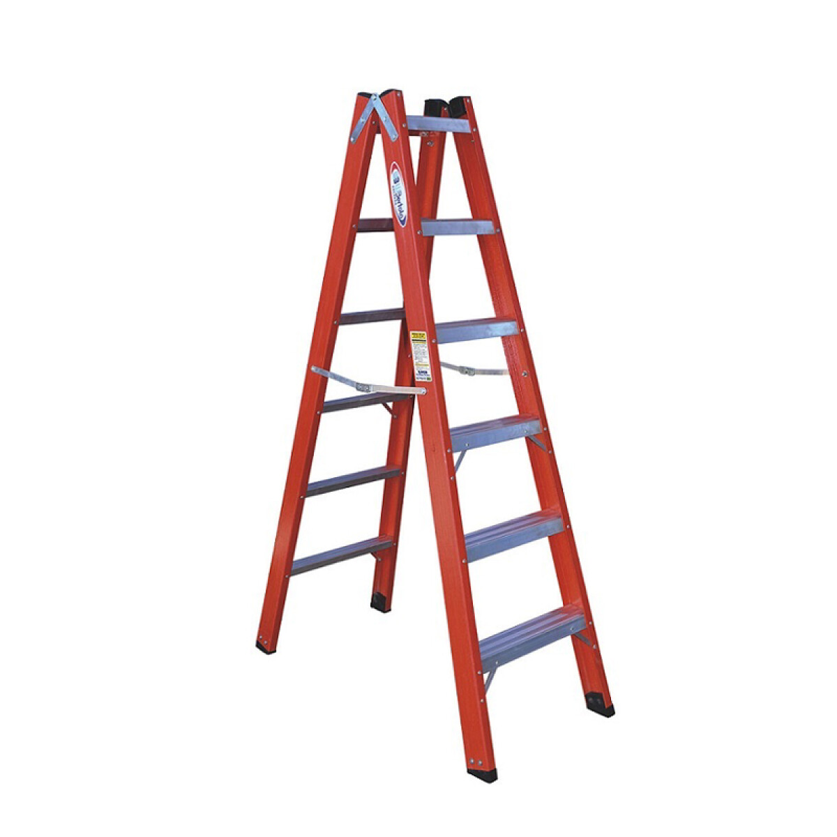 Escalera doble acceso fibra de vidrio 6 escalones - WB0026 