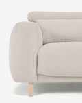 Sofá Singa 3 Plazas con chaise longue derecho blanco 296 cm