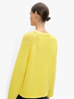 Jersey De Punto De Algodón amarillo