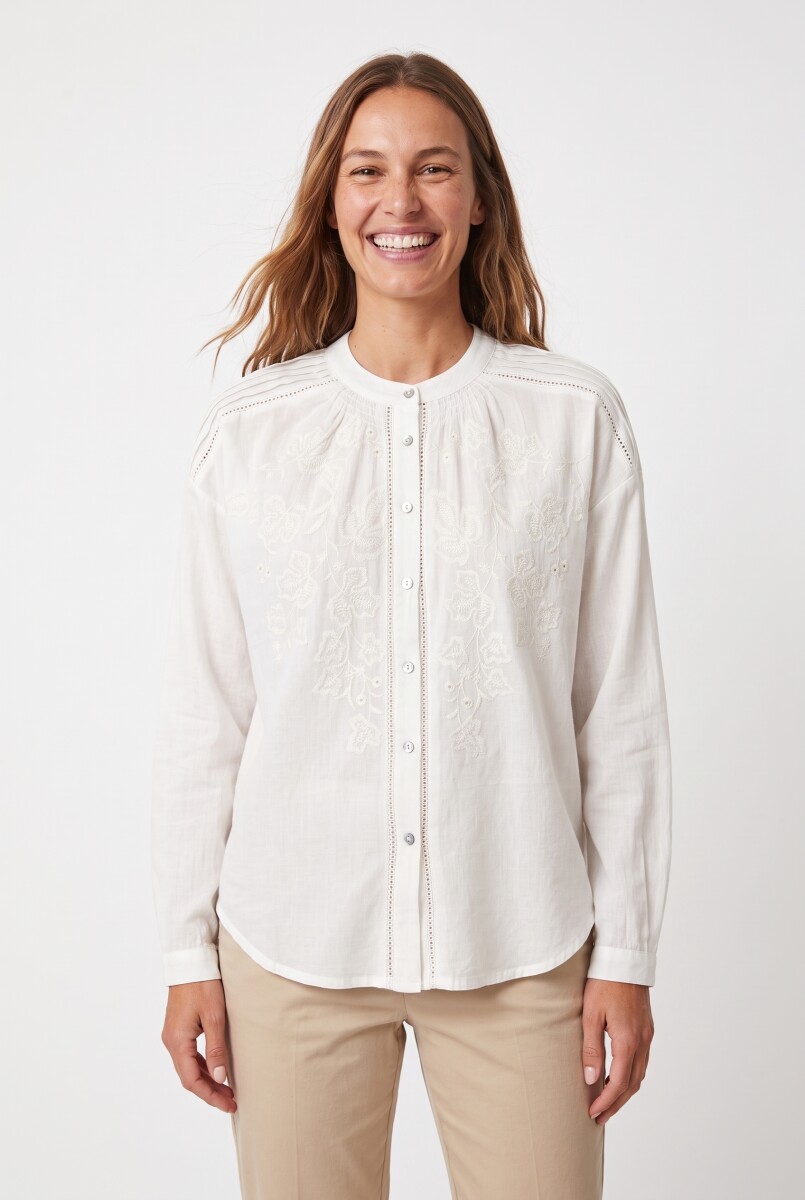 CAMISA BROOKS - BLANCO 