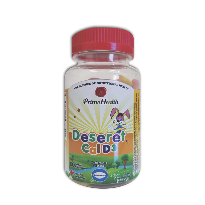 DESERET CALC+VITD3 GUMMYS GOMA MASTICX60 única