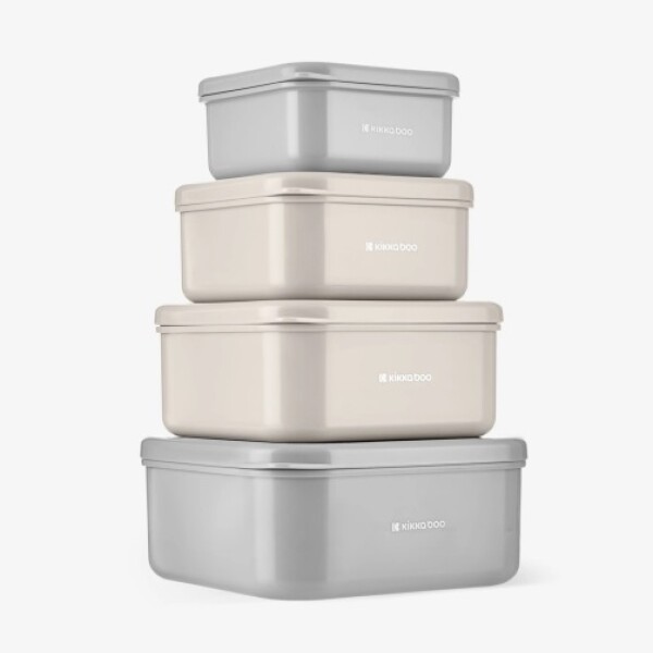 Set x4 tuppers KIKKABOO Set x4 tuppers KIKKABOO