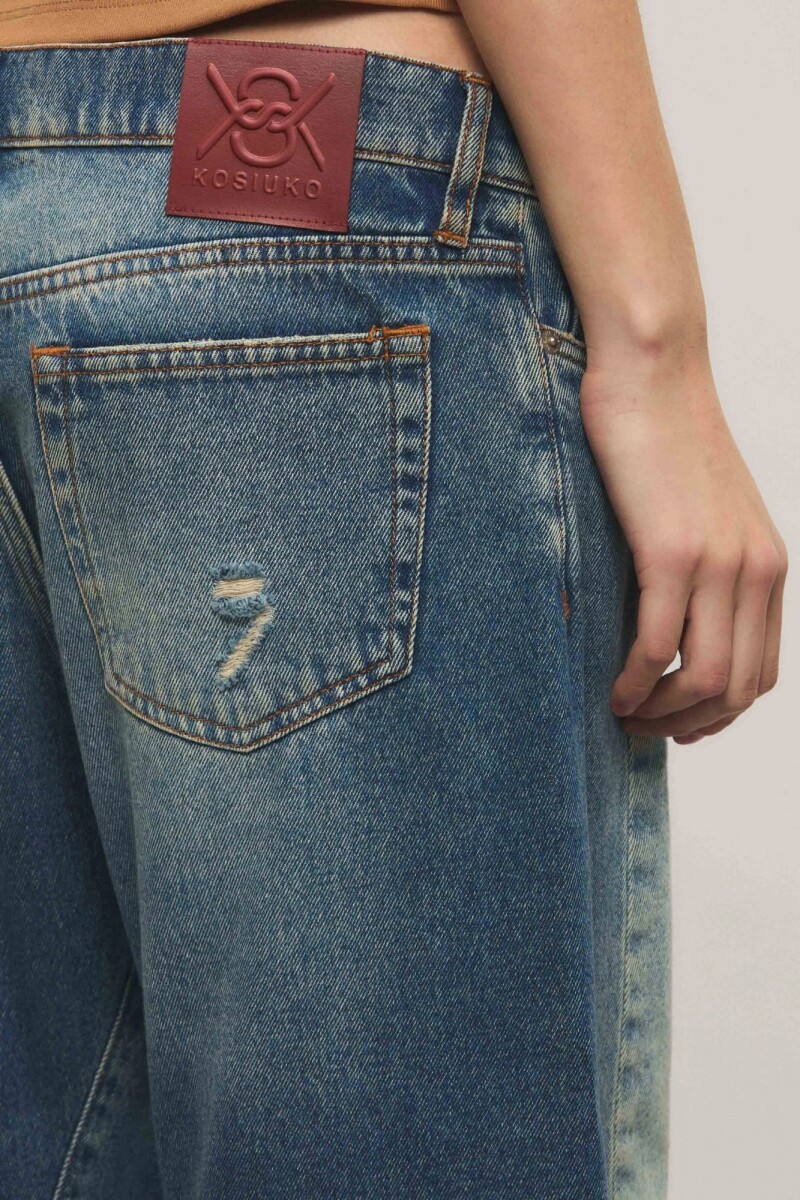 JEANS TWISTER VINTAGE Azul