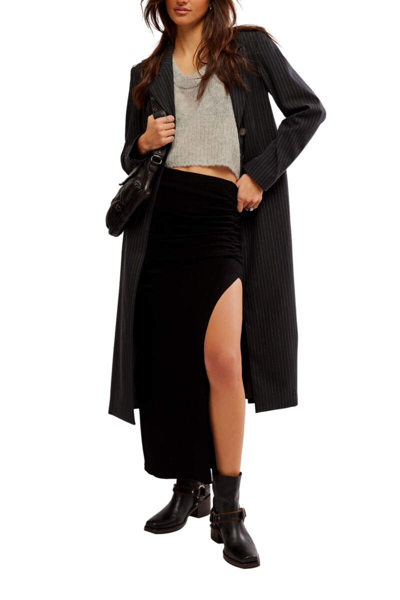 FALDA MAXI PEAK SHOW Negro