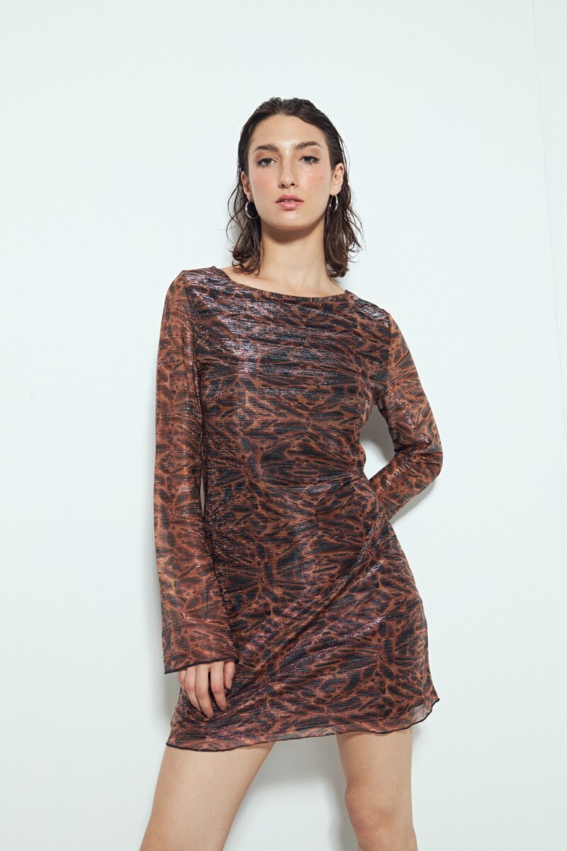 VESTIDO CECILIA - Animal Print 