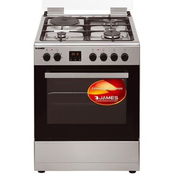 COCINA JAMES C 25 A TKS- 3H 1D Frente A. Inox.Combinada Sin color