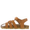 Sandalias de Niño Croco Kids ATENEA franciscana con velcro Marrón
