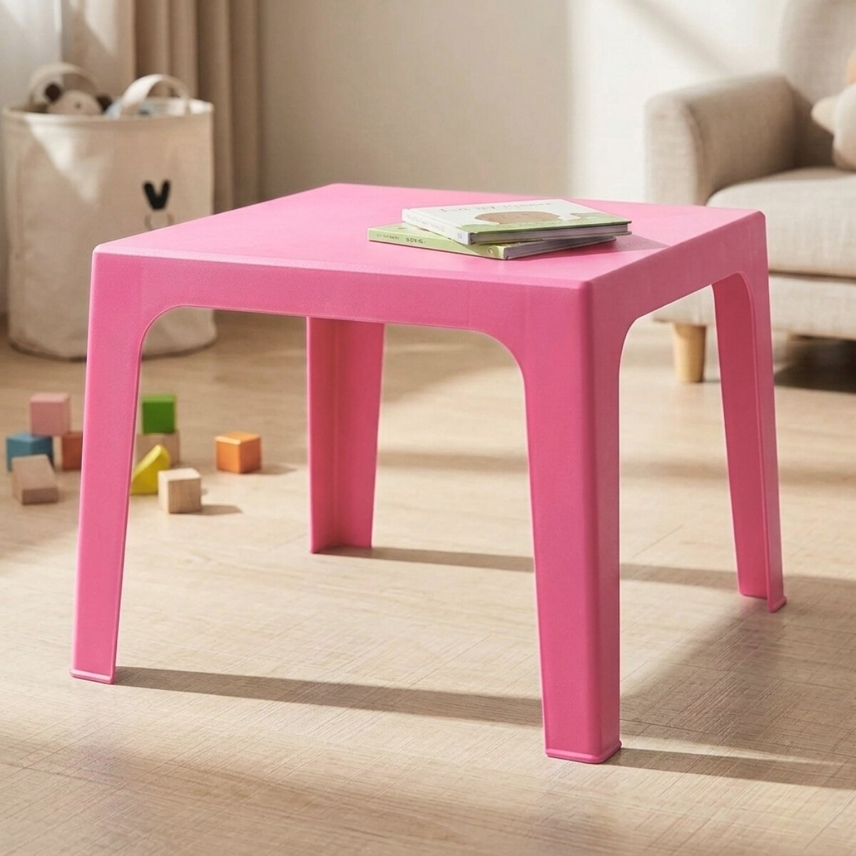 Mesa infantil 54x54x46 cm - ROSA 
