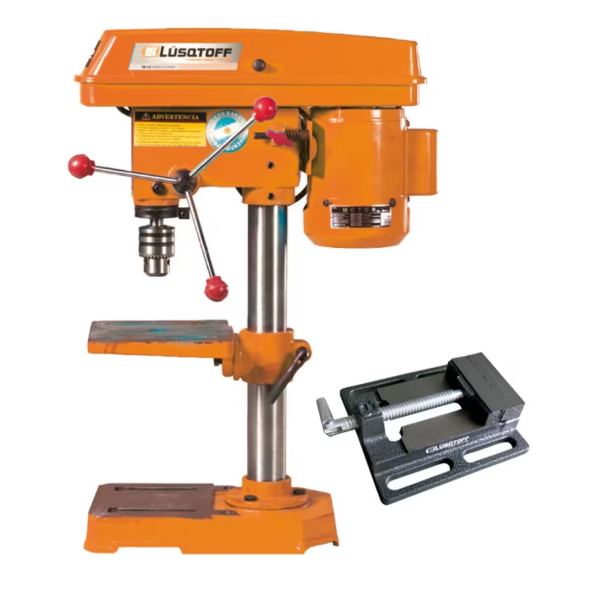 Taladro De Banco 250w -13mm + Morsa 