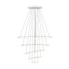 COLGANTE LED 80W ANILLOS 3000K BLANCO 20+40+60+80+100CM COLGANTE LED 80W ANILLOS 3000K BLANCO 20+40+60+80+100CM