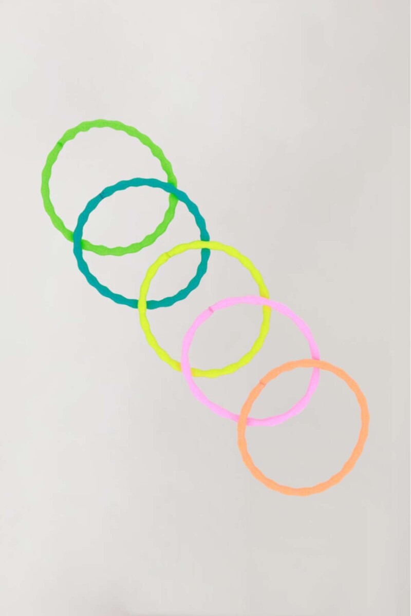 Set x5 colitas neon - Variante unica 