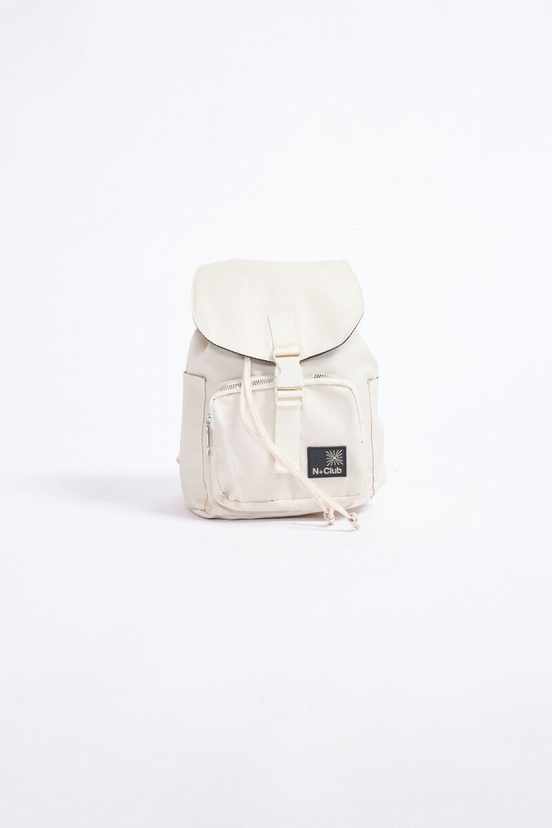 MOCHILA TINA - BEIGE 