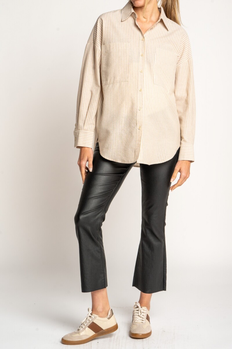 Jean Lemon Mama Waxed Flare Negro