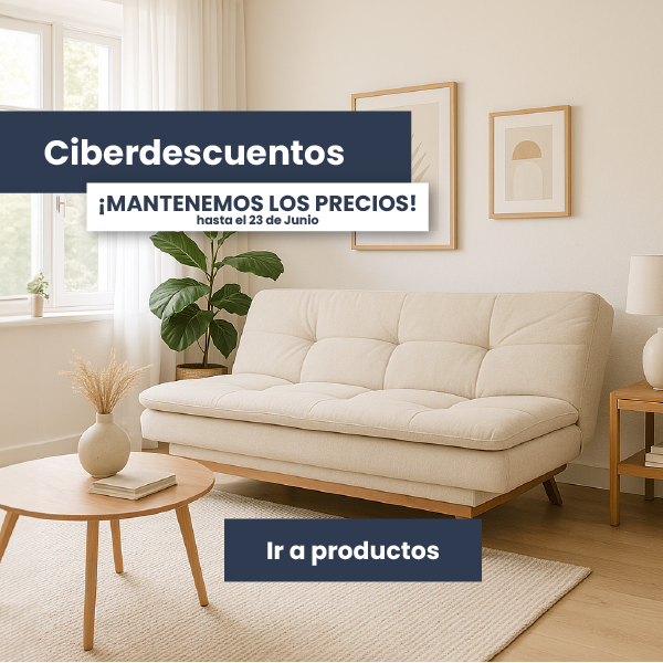 SOFÁS CAMA - MANTENEMOS CIBERDESCUENTOS 2025