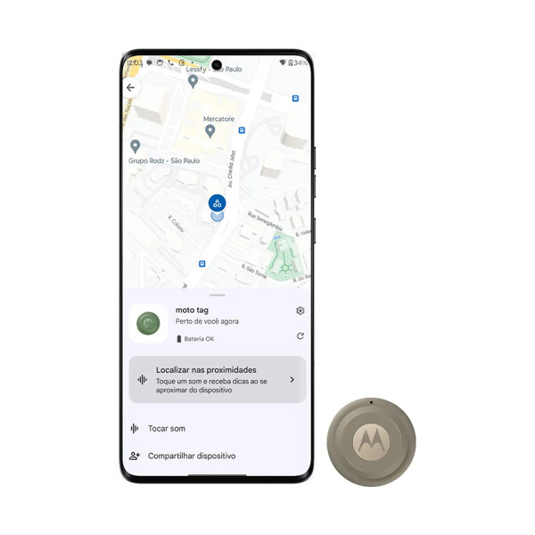 Tag Motorola Moto Tag 2 Gps Lip68 Android MARRON