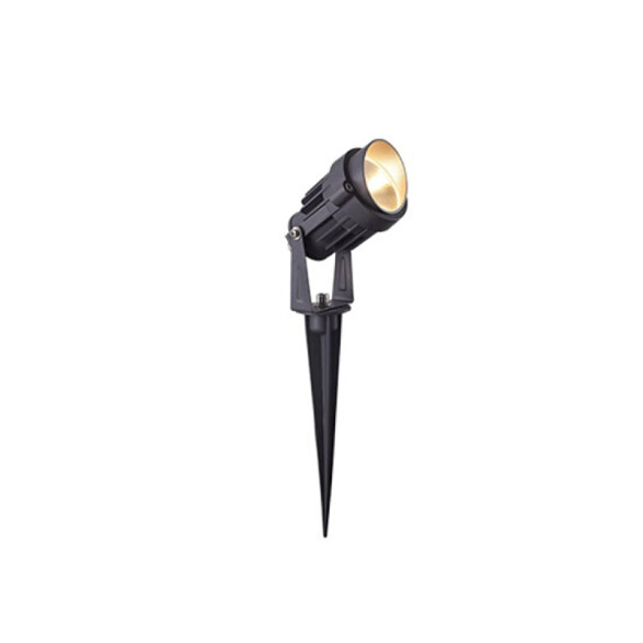 Pincho LED exterior IP65 aluminio negro 6W 3000K AO1125