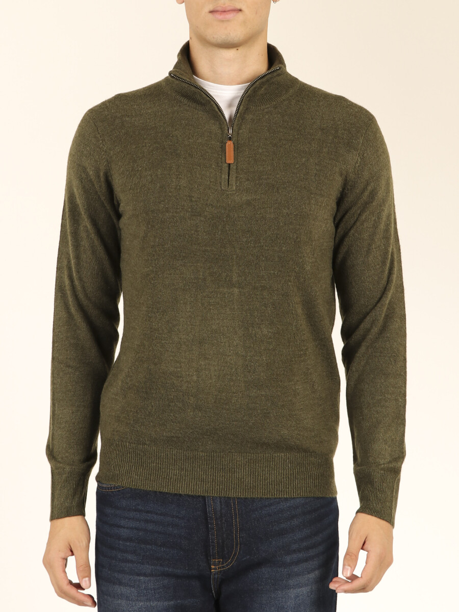 Sweater Harrington Urban - Verde Melange 