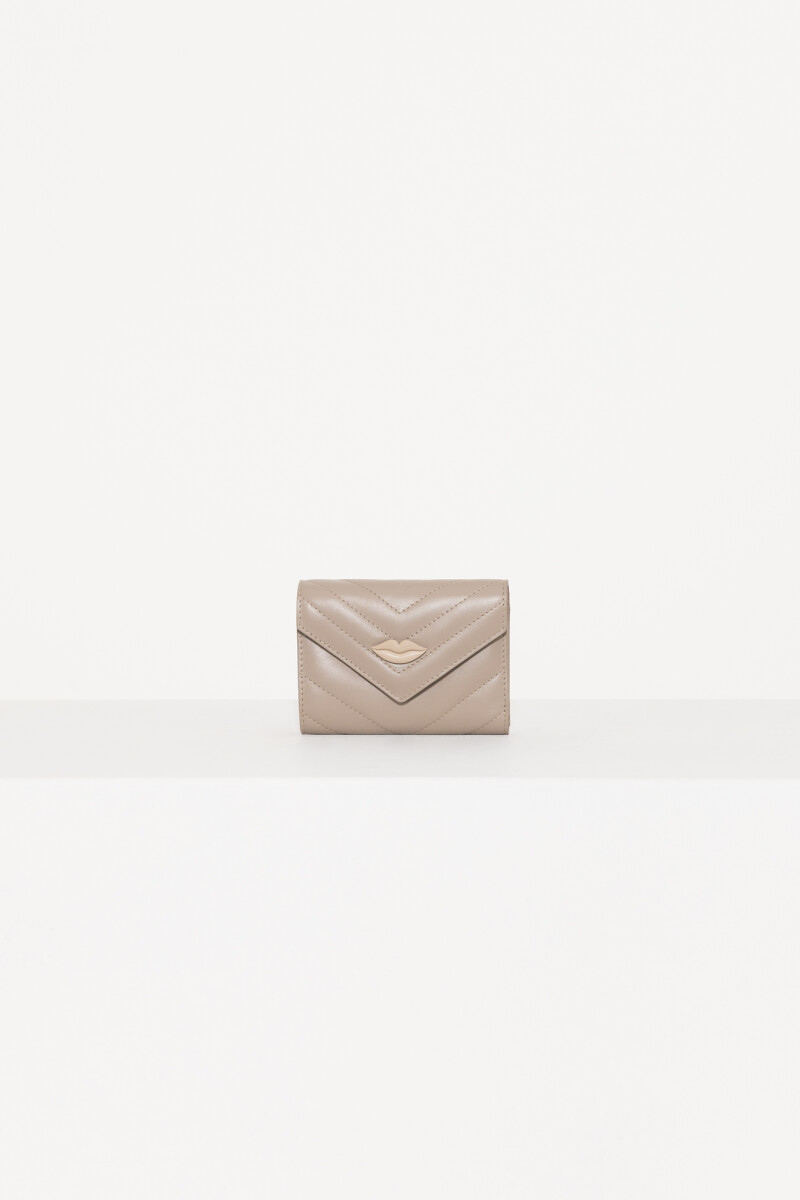 BILLETERA LIPSTICK FLAP Vison