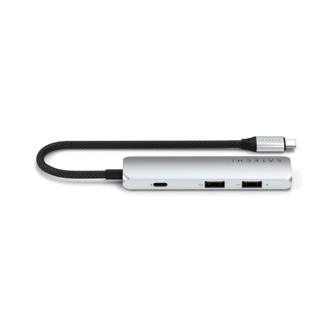 Satechi Adaptador 4-en-1 USB-C Slim 4K - Silver Satechi Adaptador 4-en-1 USB-C Slim 4K - Silver