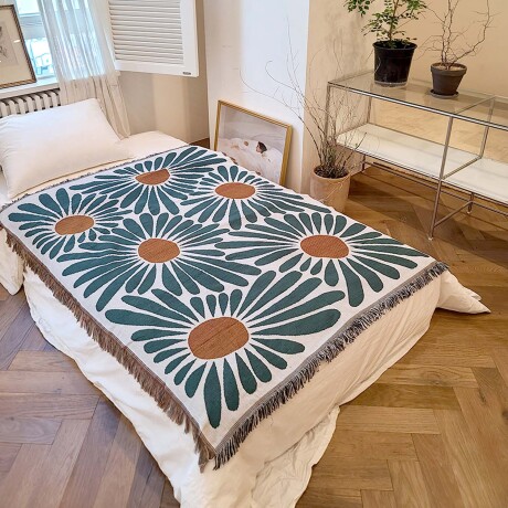 Cobertor Protector Funda Cubre Sillón Sofá Reversible 1.6x2M Verde