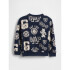 VARSITY LOGO CREW TAPESTRY NAVY