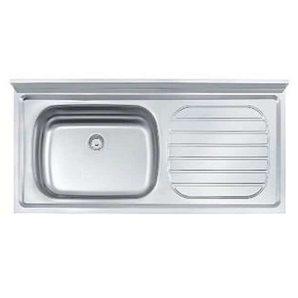 PILETA NAPOLI Izquierda 1.20m A.Inox Sin color