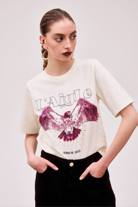 Remera L'Aigle Crudo Remera L'Aigle Crudo