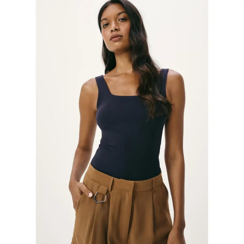 BLUSA SM FEM AZUL ESCURO