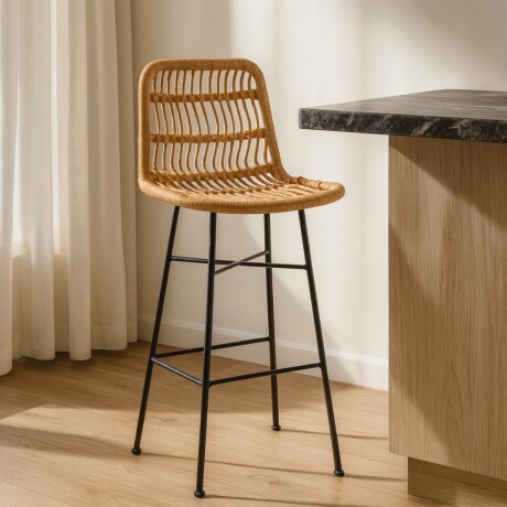 BANQUETA DE EXTERIOR NUDA Natural