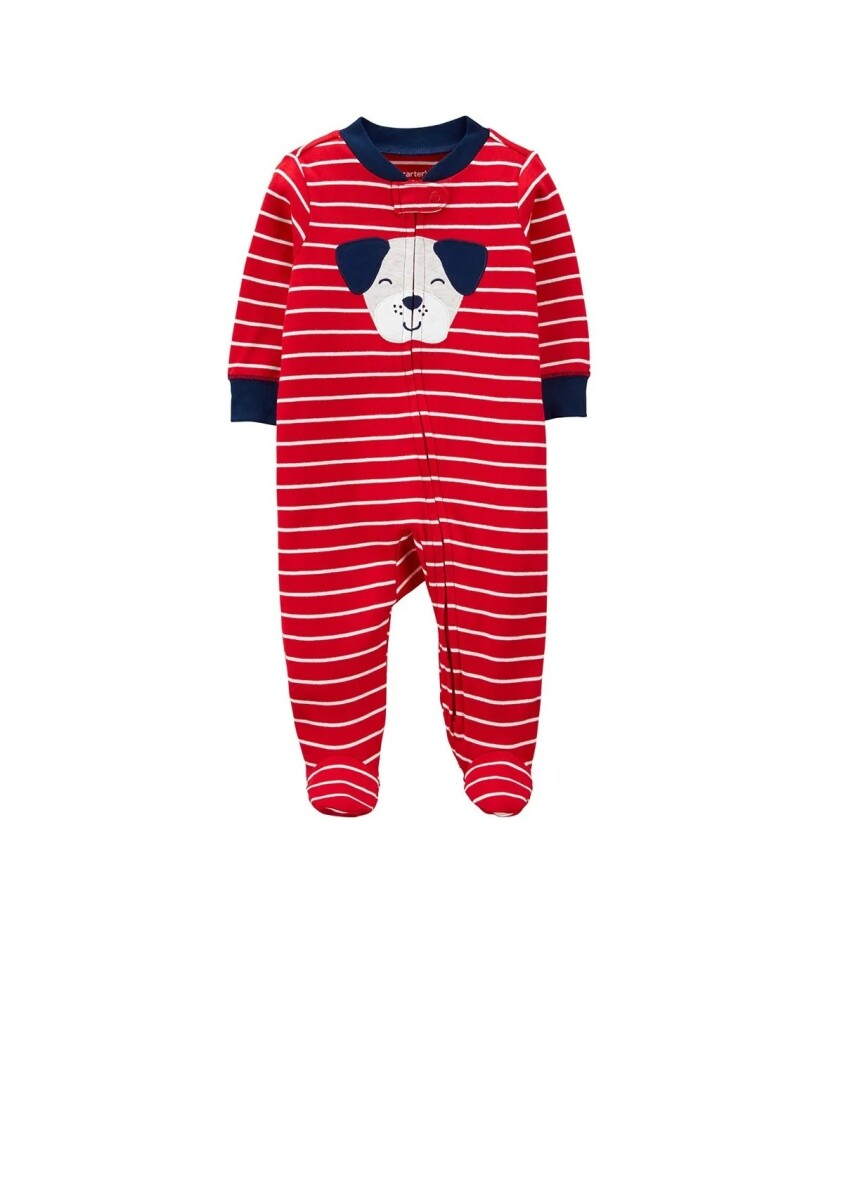 Enterito algodón Carters con pie RN - Perro Rojo 