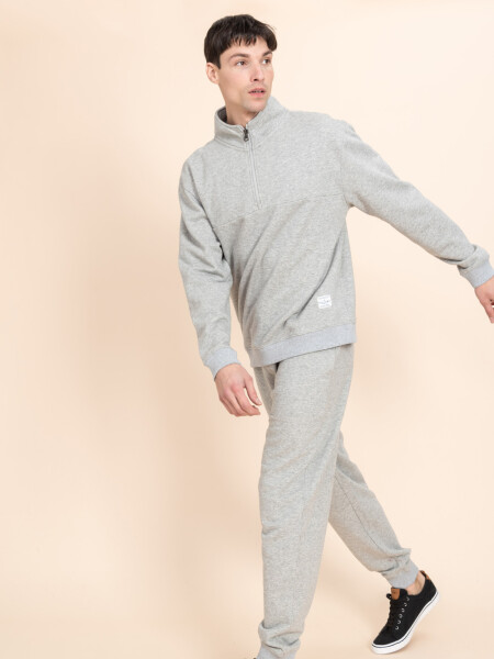 Pantalón deportivo con puño Gris
