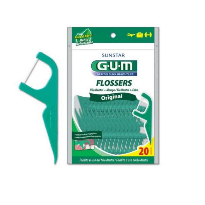 GUM FLOSSERS MULTIPLE HILO DENTAL MENTA única