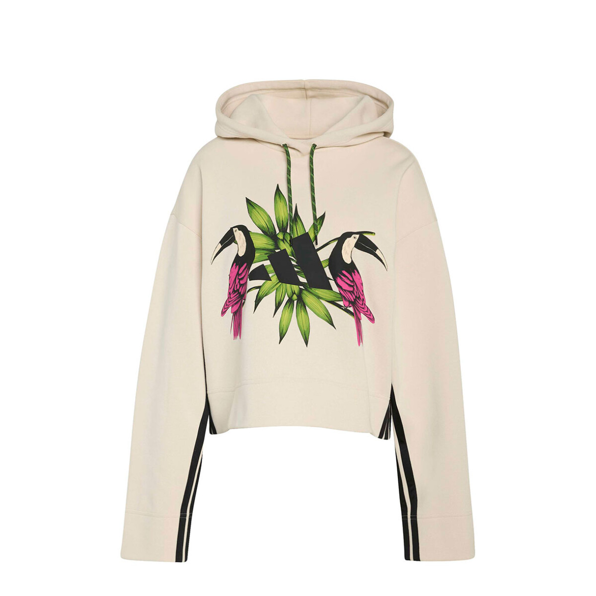 Canguro de Mujer Adidas X Farm Rio - Beige - Negro 