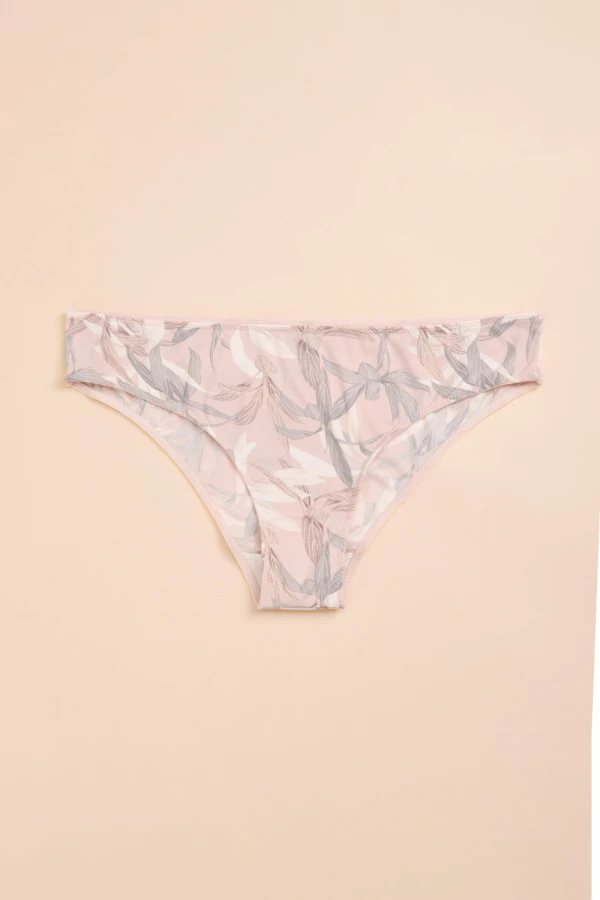 Bikini poliamida flores Lila