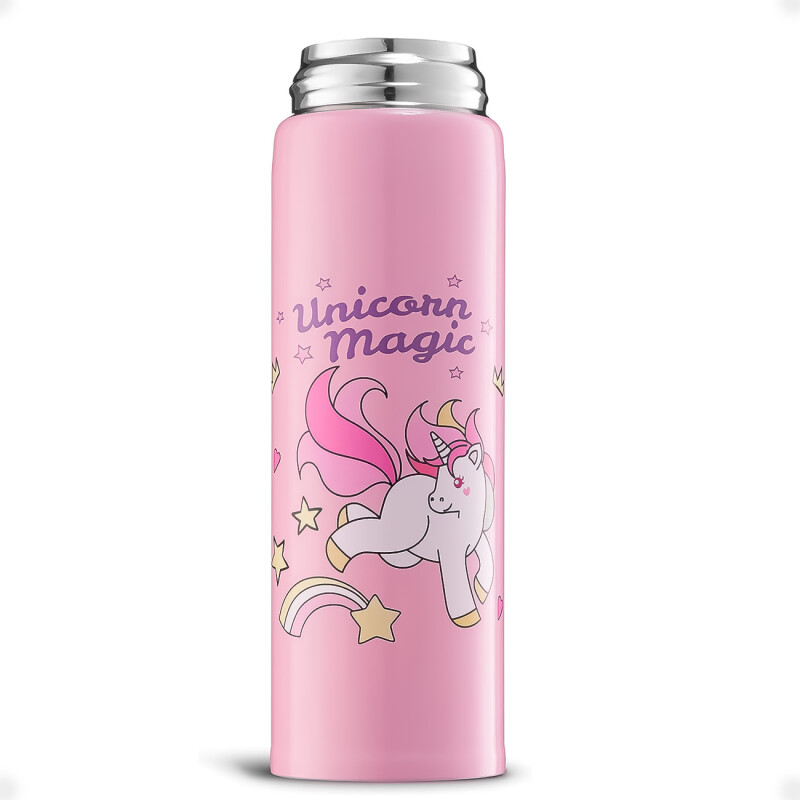 Botella TÃ©rmica de Aluminio de 500 ML Unicornio Rosa Botella TÃ©rmica de Aluminio de 500 ML Unicornio Rosa