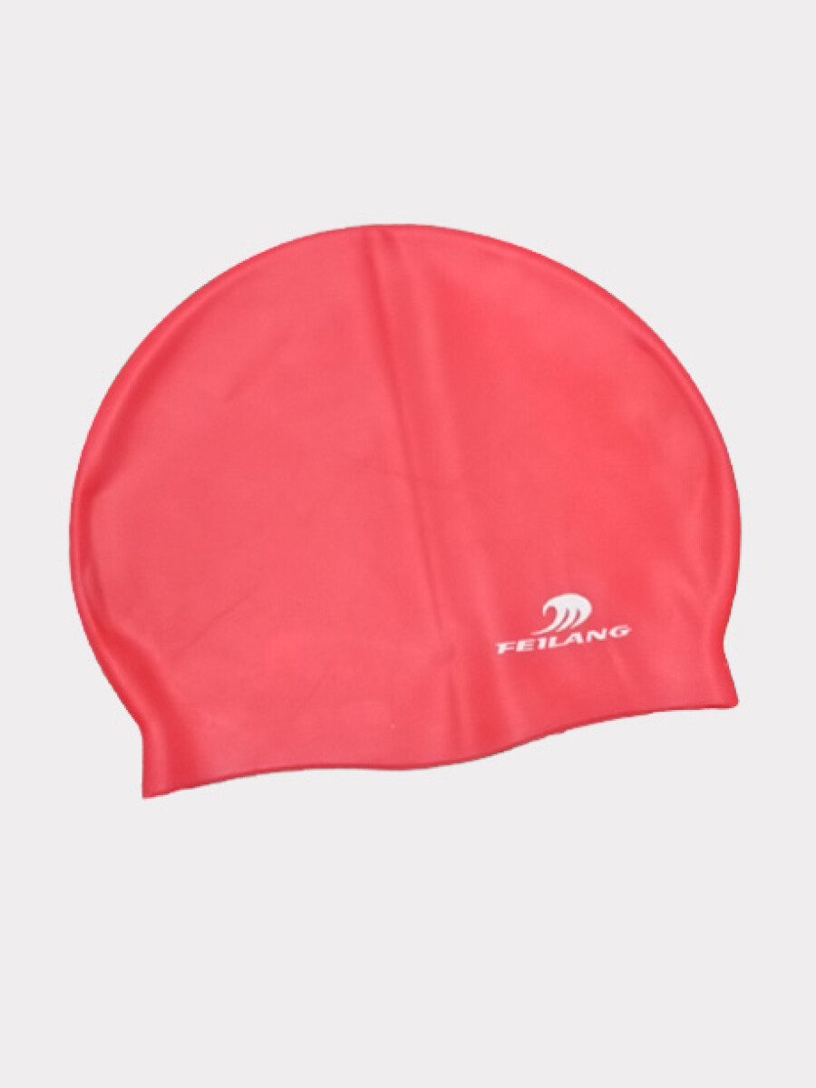 Gorra de natación de silicona - Rojo 