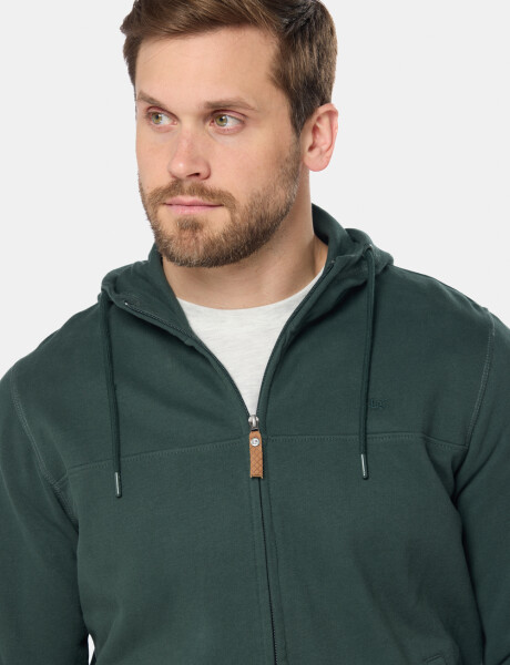 CANGURO CON CIERRE Y CAPUCHA Verde