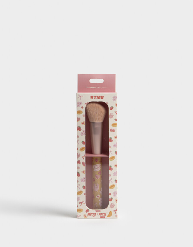 Brochas y Aplicadores Brocha Brocha De Maquillaje Con Dibujos Slow Mornings - Combinacion Multicolor