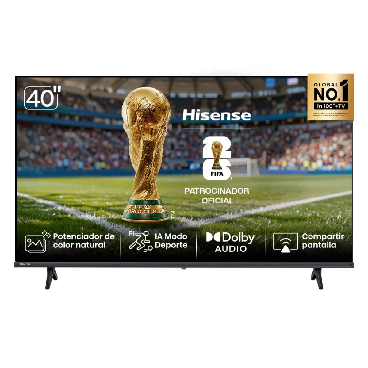 Smart TV Hisense 40 Serie A4K - 40A4K 