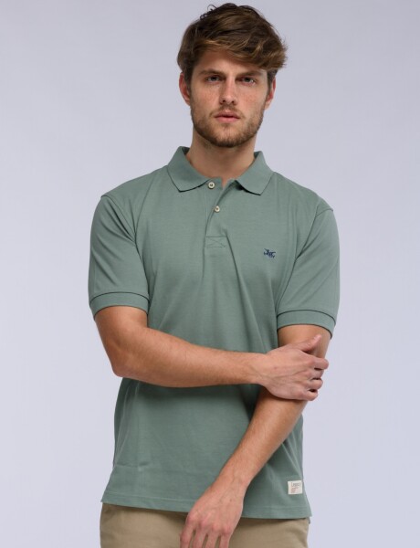 REMERA POLO PIQUE Verde Claro