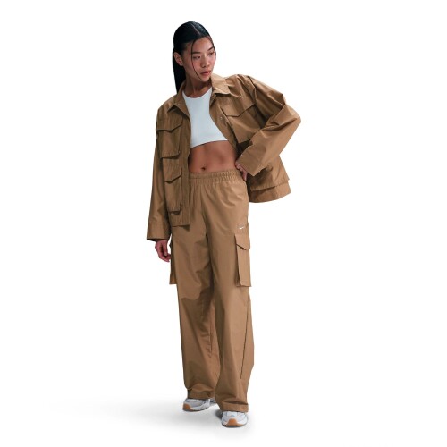 Pantalón Nike Sportswear Everything Wovens de Mujer Crema