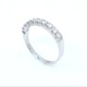 Anillo oro 18k blanco y brillantes Anillo oro 18k blanco y brillantes