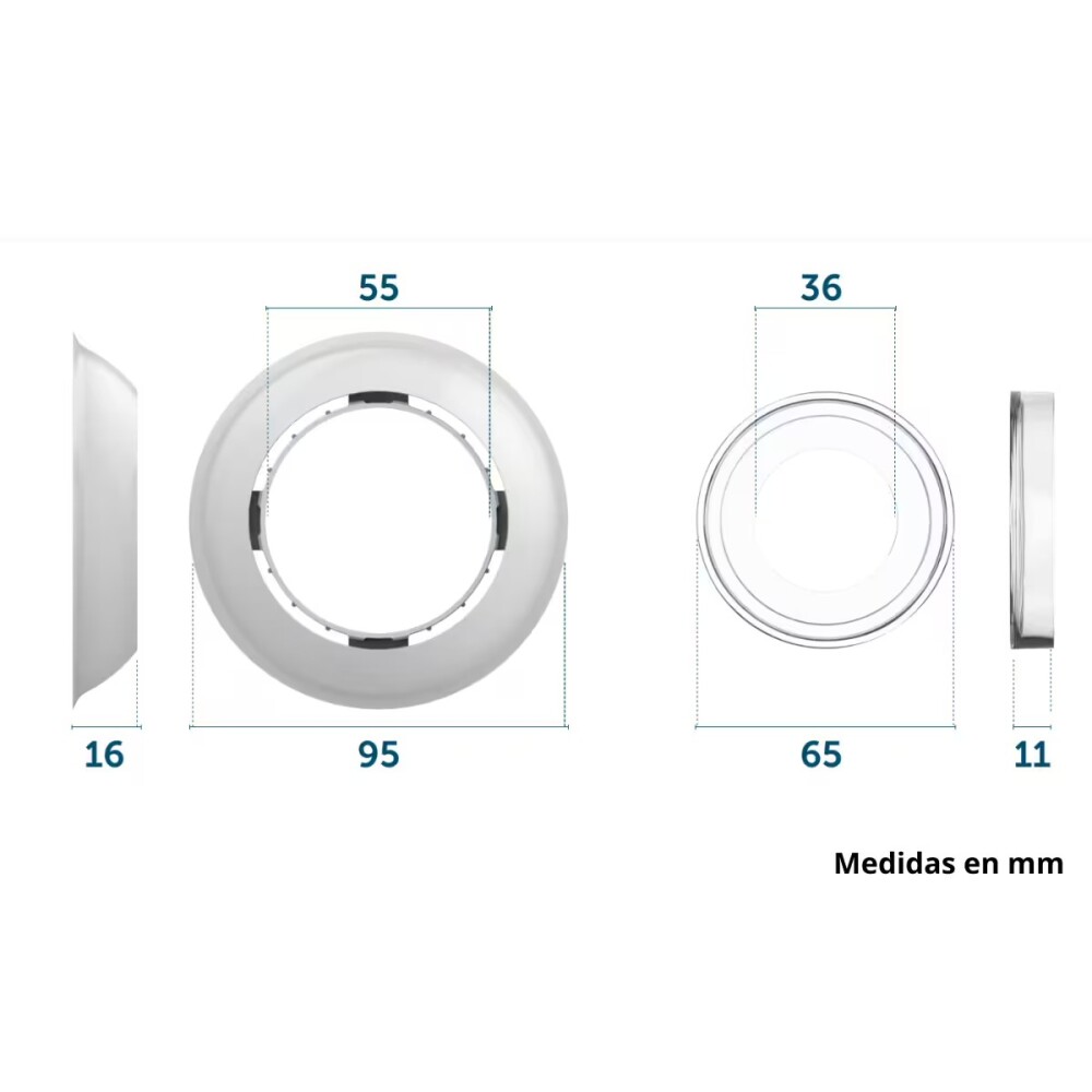 Tapa junta abs cromado 40/50 Blukit Tapa Junta Abs Cromado 40/50 Blukit